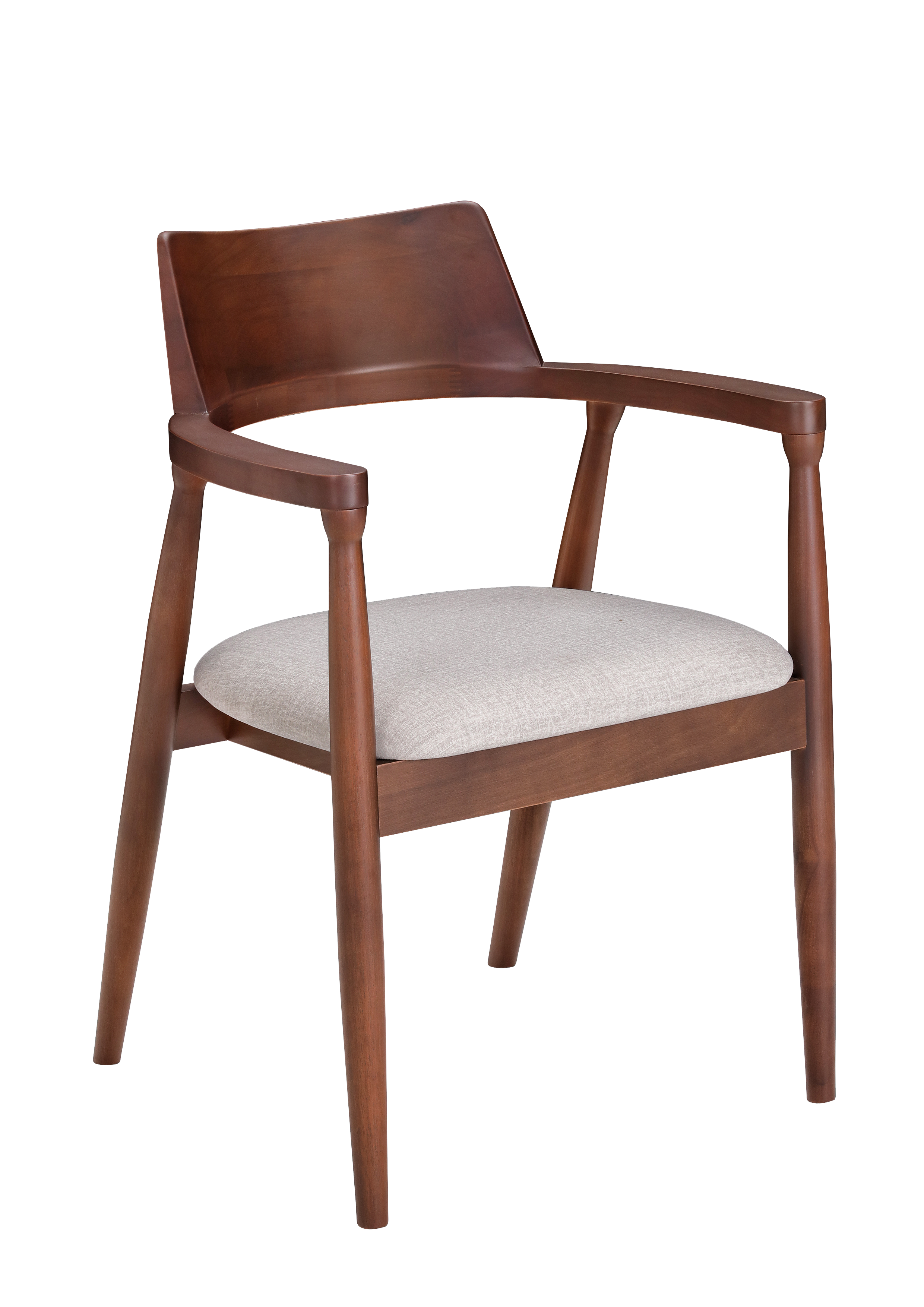 UWW_Fendi Cushion seat Dining Chair BO_Isometric view